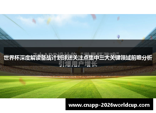 世界杯深度解读备战计划球迷关注点集中三大关键领域前瞻分析